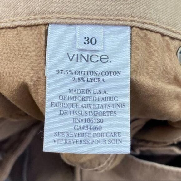 VINCE 30 Calgary Desert Tan Skinny Jeans - Picture 7 of 10